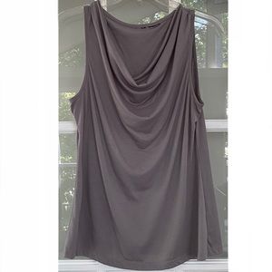 Elephant Gray Sleeveless Top